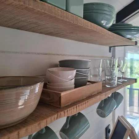 Roulotte - Tiny House De La Ferme De La Cheveche Campingplads *